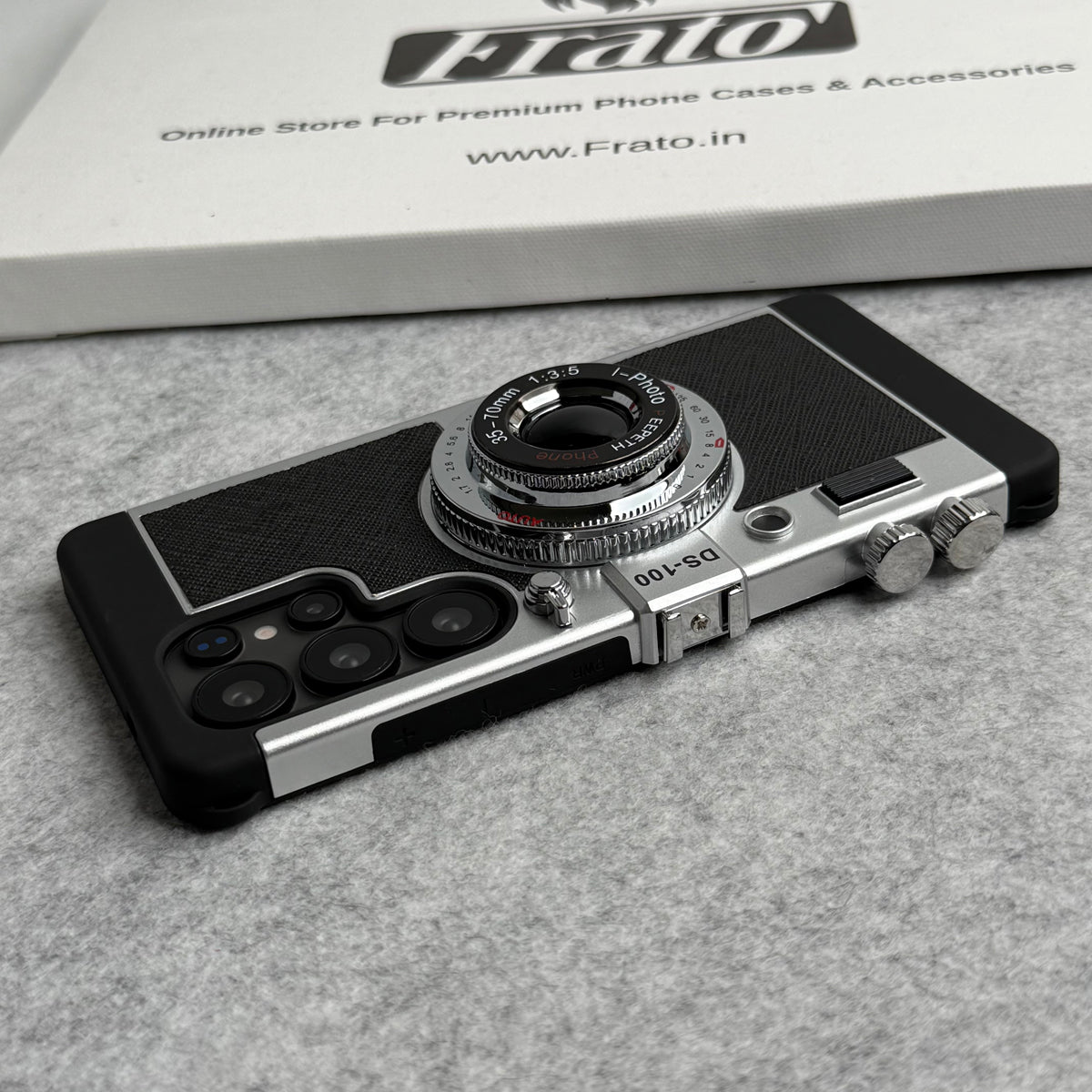 Samsung Galaxy S25 Ultra 3D Retro Vintage Camera Case Cover
