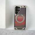 Samsung Galaxy S25 Ultra Aramid Fiber Metal Case With Rotating Stand