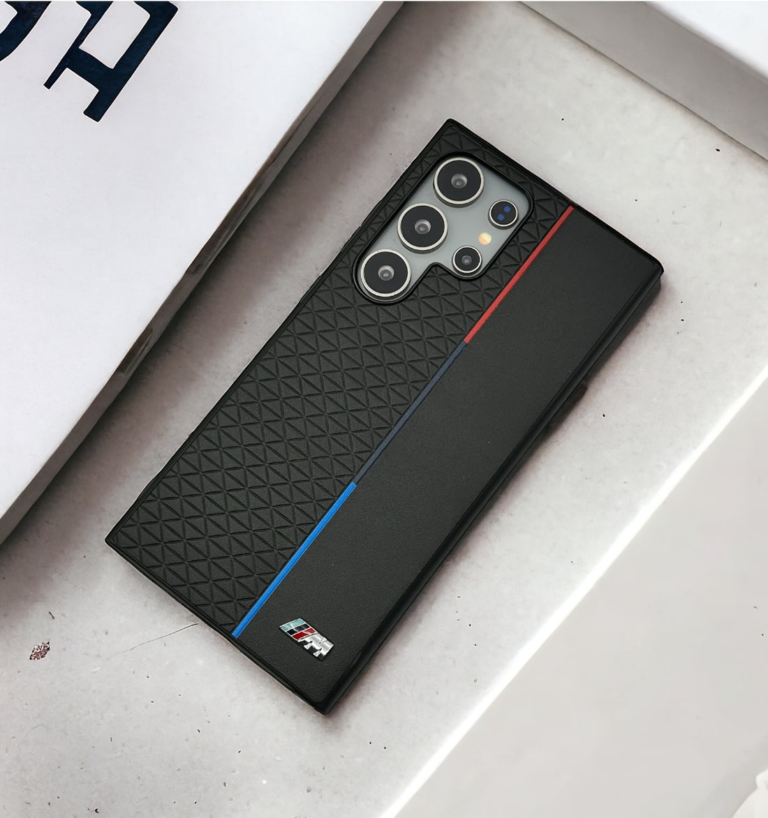 Samsung Galaxy S25 Ultra M Performance Sports Car Logo dual Shade Design Case Cover