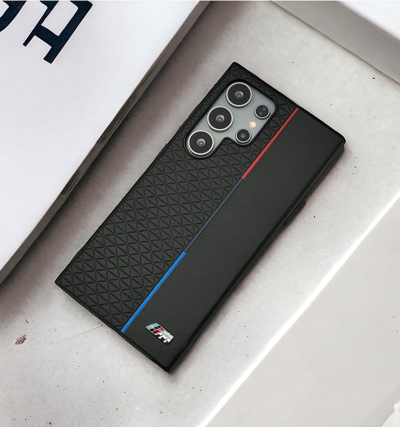 Samsung Galaxy S25 Ultra M Performance Sports Car Logo dual Shade Design Case Cover