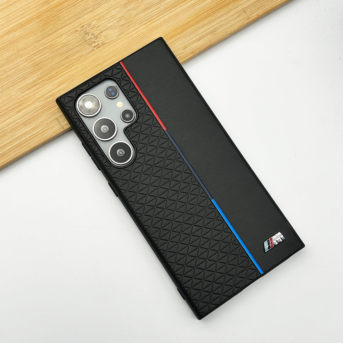 Samsung Galaxy S25 Ultra M Performance Sports Car Logo dual Shade Design Case Cover