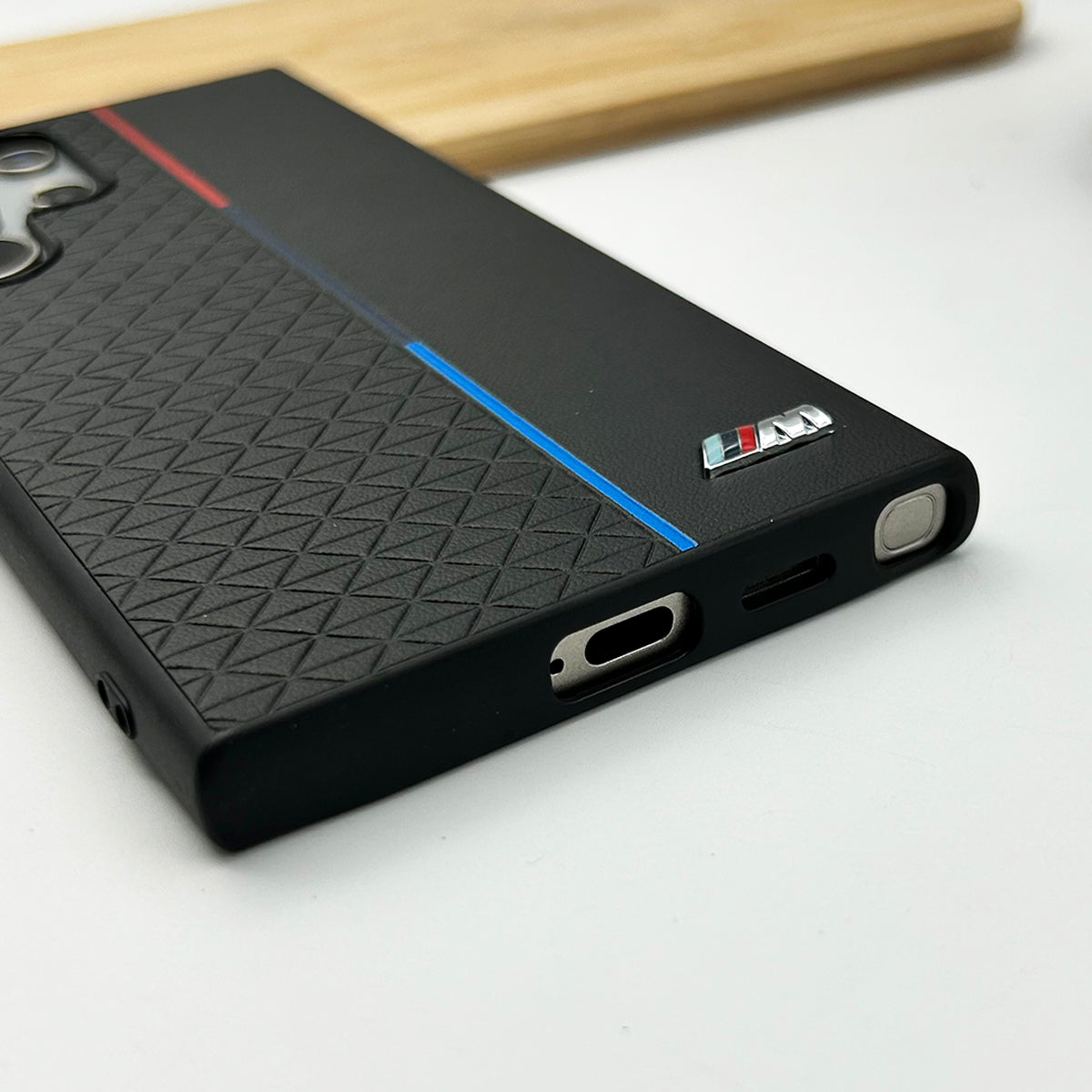 Samsung Galaxy S25 Ultra M Performance Sports Car Logo dual Shade Design Case Cover