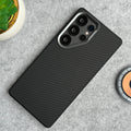 Samsung Galaxy S Series Metal Camera Ring Carbon Fiber Design MagSafe Cover