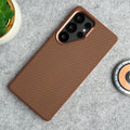 Samsung Galaxy S Series Metal Camera Ring Carbon Fiber Design MagSafe Cover