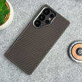 Samsung Galaxy S Series Metal Camera Ring Carbon Fiber Design MagSafe Cover