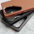 Samsung Galaxy S Series Metal Camera Ring Carbon Fiber Design MagSafe Cover