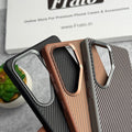 Samsung Galaxy S Series Metal Camera Ring Carbon Fiber Design MagSafe Cover