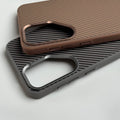 Samsung Galaxy S Series Metal Camera Ring Carbon Fiber Design MagSafe Cover