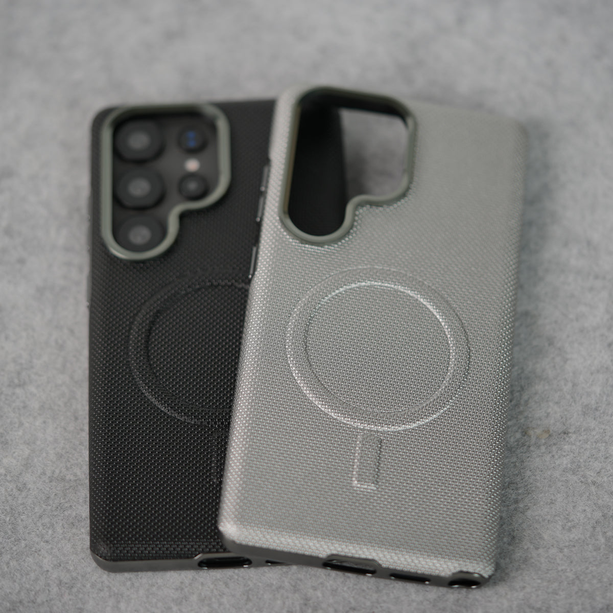 Samsung Galaxy Ultra Series Shiny Dotted MagSafe Cover With Metal Camera Bump