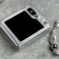 Samsung Galaxy Z Flip 6 3D Pink Butterfly Heart Cover