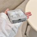 Samsung Galaxy Z Flip 6 Luxury Glitter 3D Big Bow Pearl Pendant Cover