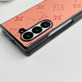 Samsung Galaxy Z Fold 5 Luxury PU Leather Fashion Brand Case Cover