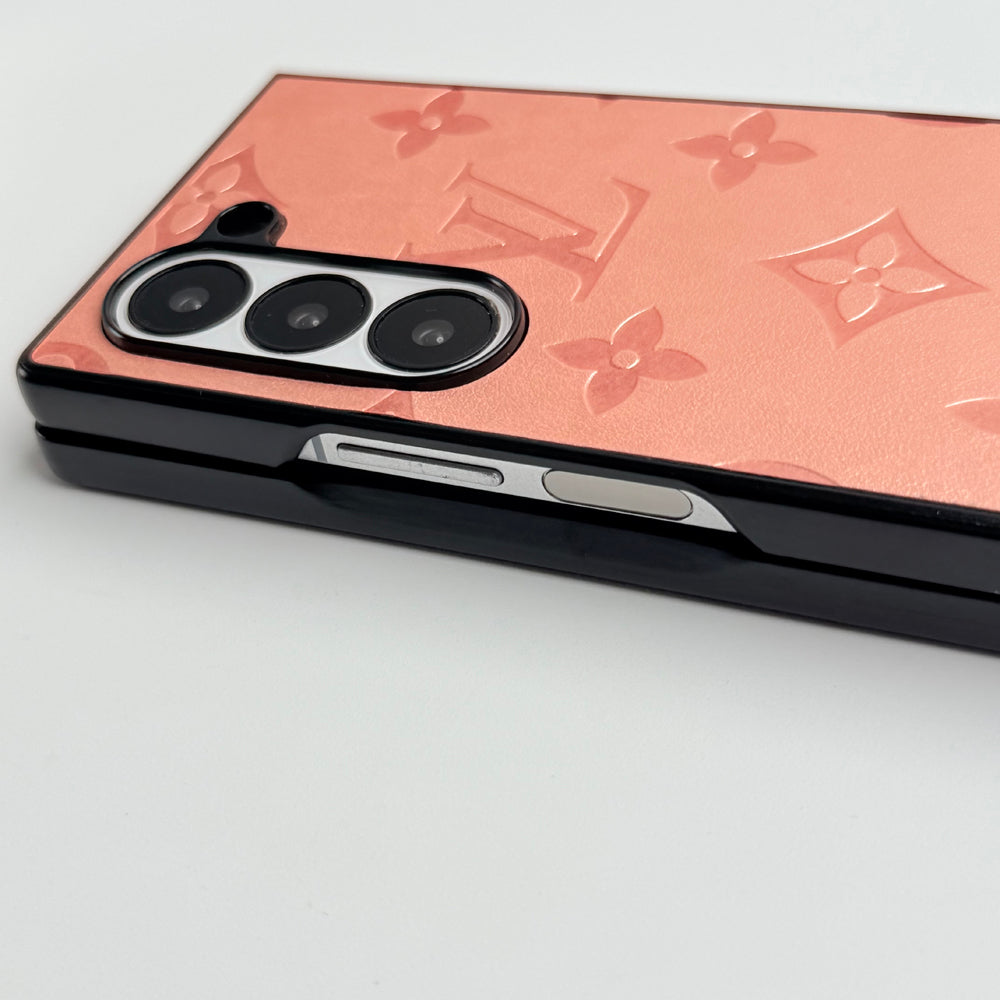 Samsung Galaxy Z Fold 5 Luxury PU Leather Fashion Brand Case Cover