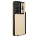 Samsung Galaxy Z Fold 5 Nillkin QIN Pro Flip Case -Gold