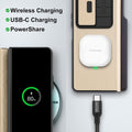 Samsung Galaxy Z Fold 5 Nillkin QIN Pro Flip Case -Gold