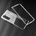 Samsung Galaxy Z Fold 5 Transparent Cristal Hard Shell Cover Case With S-Pent Slot