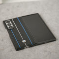 Samsung Galaxy Z Fold 6 BMW Blue White Line Design Case Cover