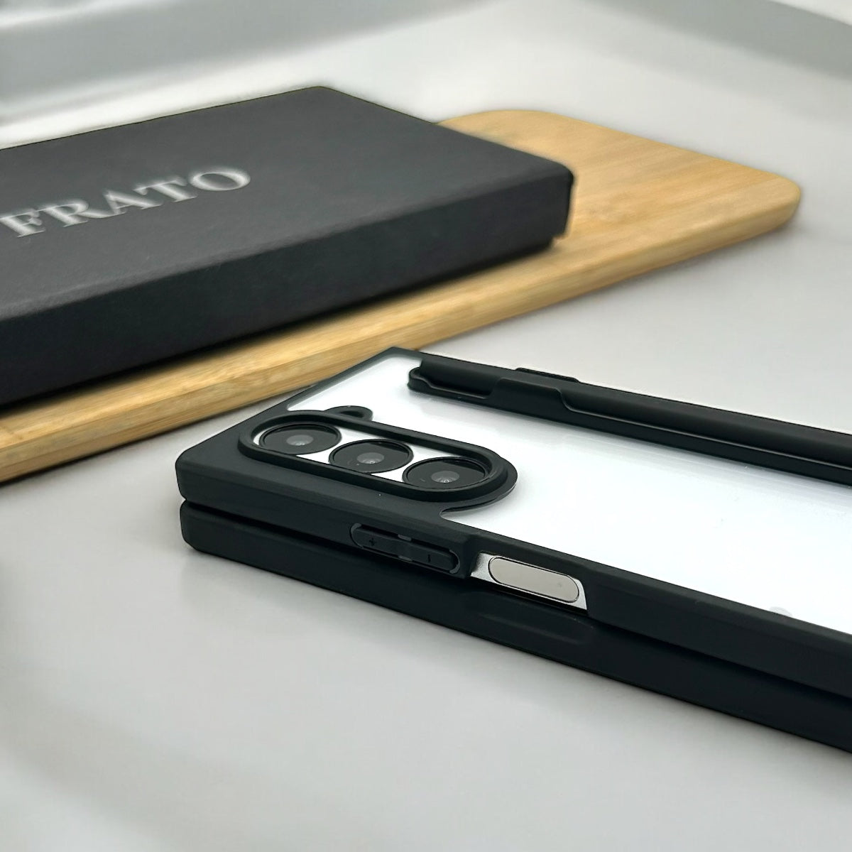 Samsung Galaxy Z Fold 6 Clear Transparent Case With S-Pen Holder