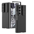 Samsung Galaxy Z Fold 6 Leather Cover With Camera Protective Shutter