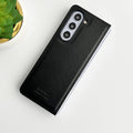 Samsung Galaxy Z Fold 6 PU Leather Plain Case Cover