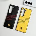 Samsung Galaxy Z Fold 6 SF Sports Car Logo PU Leather Case Cover
