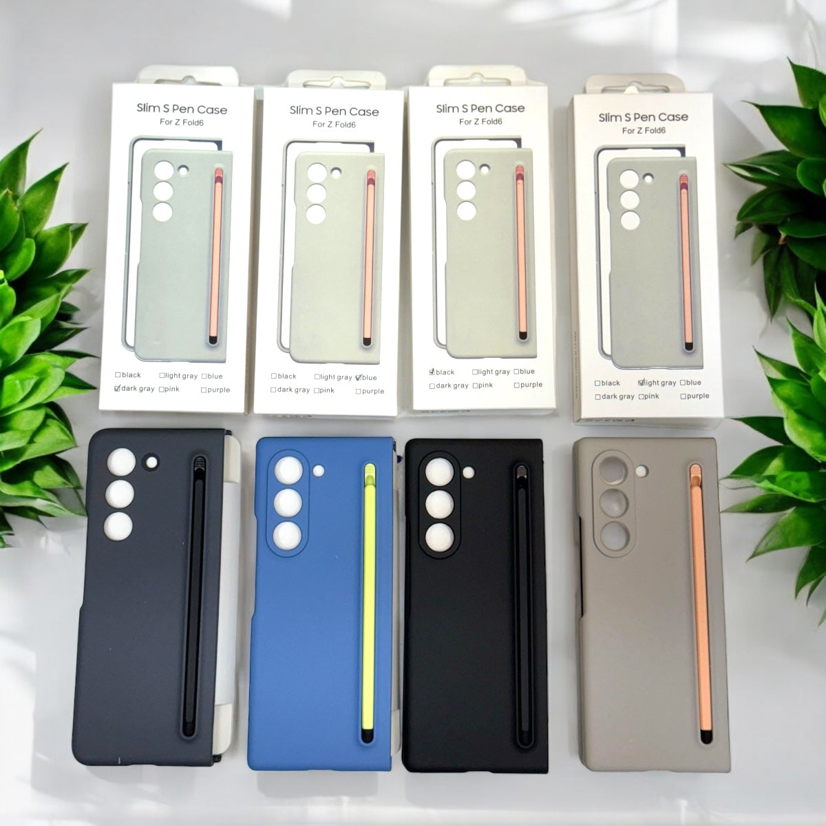 Samsung Galaxy Z Fold 6 Slim Pen Slot Ultra Thin PC Protective Cover