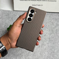 Samsung Galaxy Z Fold 6 Small Carbon Line Pattern Case Cover