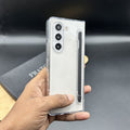 Samsung Galaxy Z Fold 6 Transparent Cristal Hard Shell Cover Case With S-Pent Slot