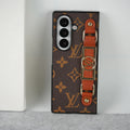 Samsung Galaxy Z Fold 7 Luxury Brand Strap Holder Case