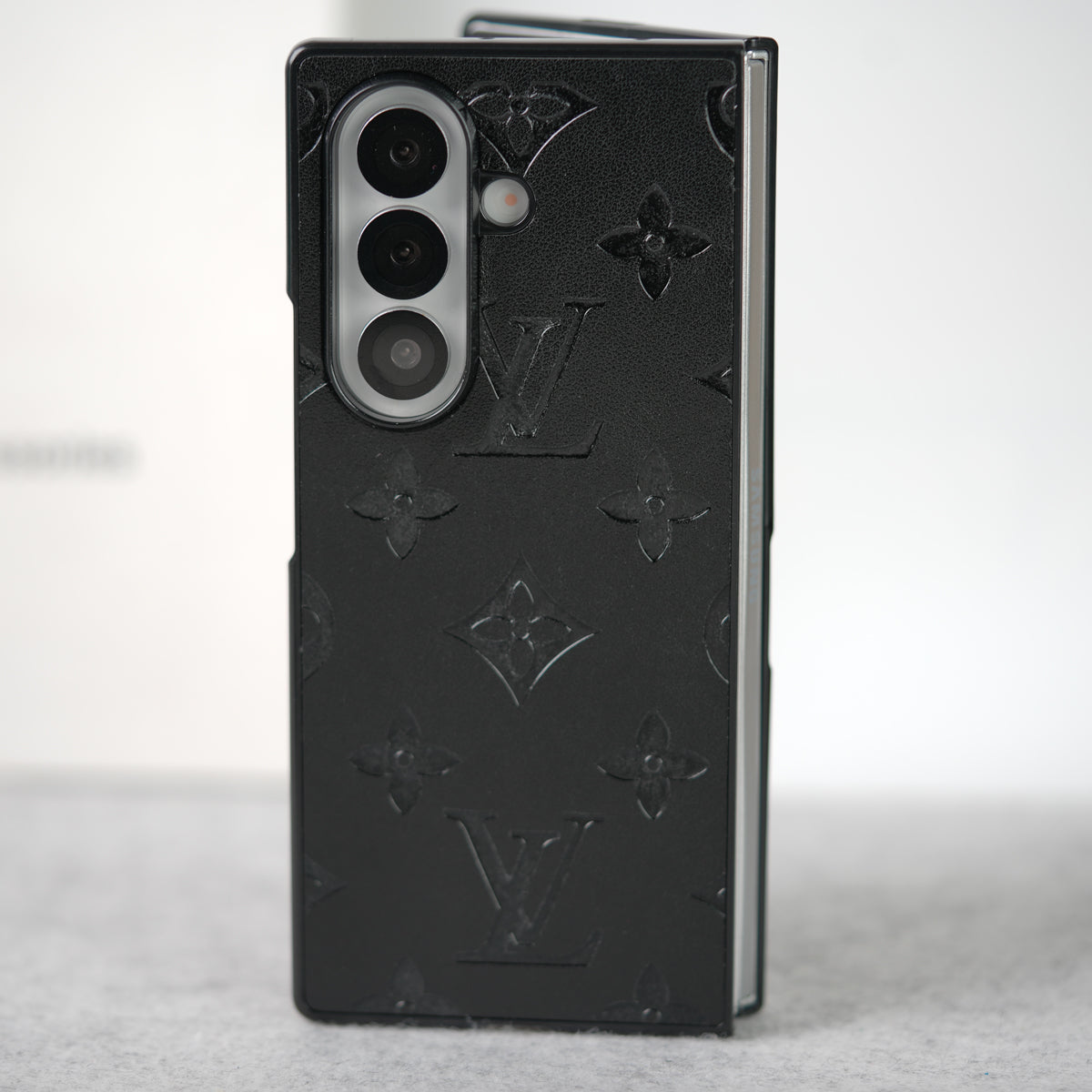 Samsung Galaxy Z Fold 7 Luxury PU Leather Fashion Brand Case Cover