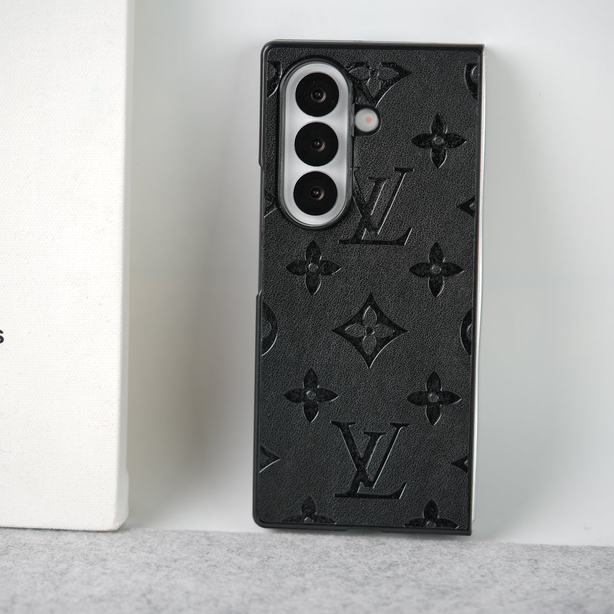 Samsung Galaxy Z Fold 7 Luxury PU Leather Fashion Brand Case Cover