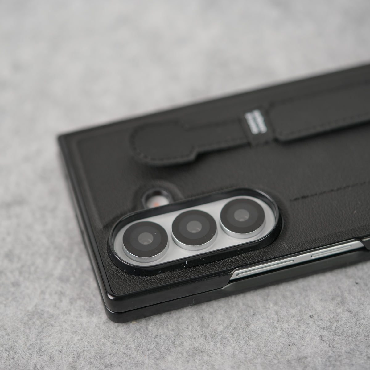 Samsung Galaxy Z Fold 7 PU Leather Grip Holder Case Cover