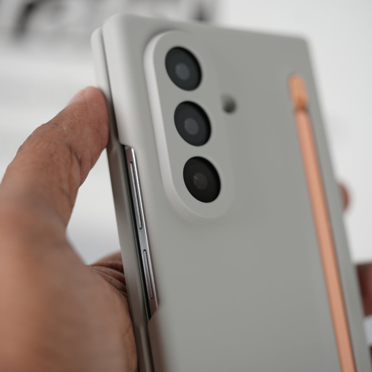 Samsung Galaxy Z Fold 7 Slim Pen Slot Ultra Thin PC Protective Cover