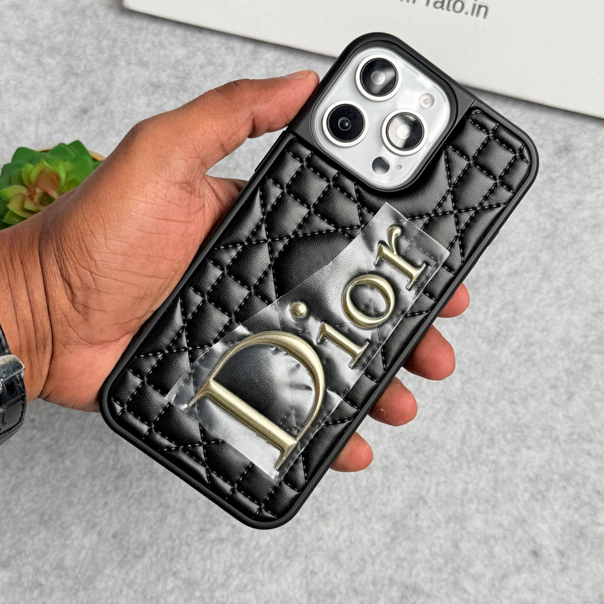 iPhone 15 Pro Max DR Puff Edition PU Leather Case Cover