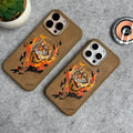 iPhone 15 Pro Max / iPhone 15 Pro Wild Animal 3D Embroidery Tiger Face MagSafe Case