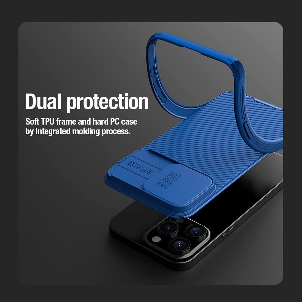 iPhone 15 Pro Nillkin CamShield Pro Case Cover Black