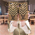iPhone 15 Series Luxury Diamond Bling Golden Trunk Phone Case