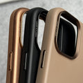 iPhone 16 Pro Luxury Classic PU Leather MagSafe Supported Case