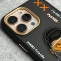 iPhone 16 Pro Max / iPhone 16 Pro 3D Embroidery Gorilla Zipper Jacket Case
