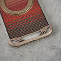 iPhone 16 Series Aramid Fiber Metal Case With Rotating Stand Desert Titanium