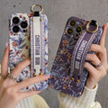 iPhone 16 Series Brand CD Flower Cover Grip Case