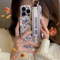iPhone 16 Series Brand CD Flower Cover Grip Case