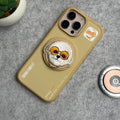iPhone 16 Series Cool Glasses MagSafe Case Cover with Embroidery Magnetic Bracket Phone Holder