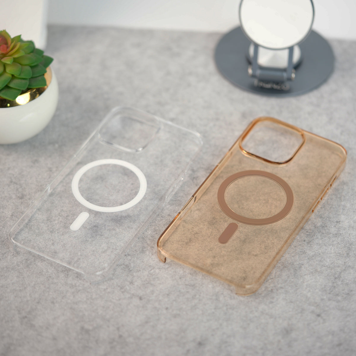 iPhone 16 Series High Quality Cristal Case Strong MagSafe IC Working Case Cover