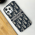 iPhone 16 Series Luxury CD Brand Fabric Design Cover