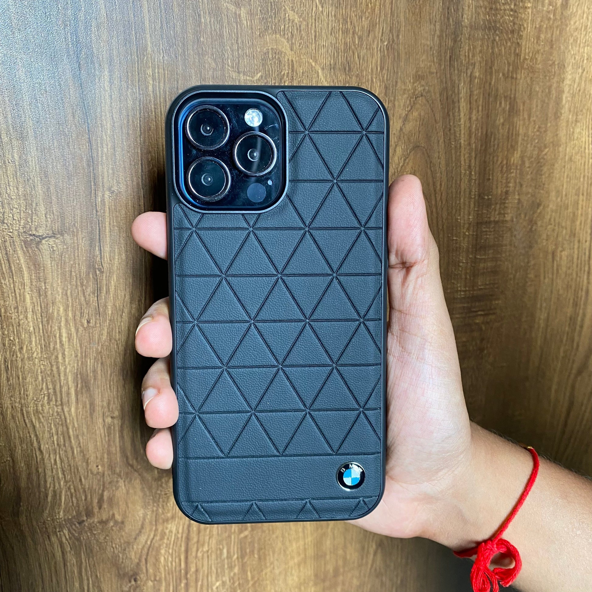 iPhone 16 Series Sports Car Logo Case Cover - BLACK