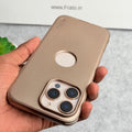 iPhone 16 Series Super Frosted Shield Pro Case Cover (Desert Golden)