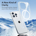 iPhone 16 series Crystal Clear Transparent Soft Silicone MagSafe Case Cover