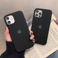 iPhone Liquid Silicone Case Cover ( BLACK )
