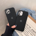iPhone Liquid Silicone Case Cover ( BLACK )